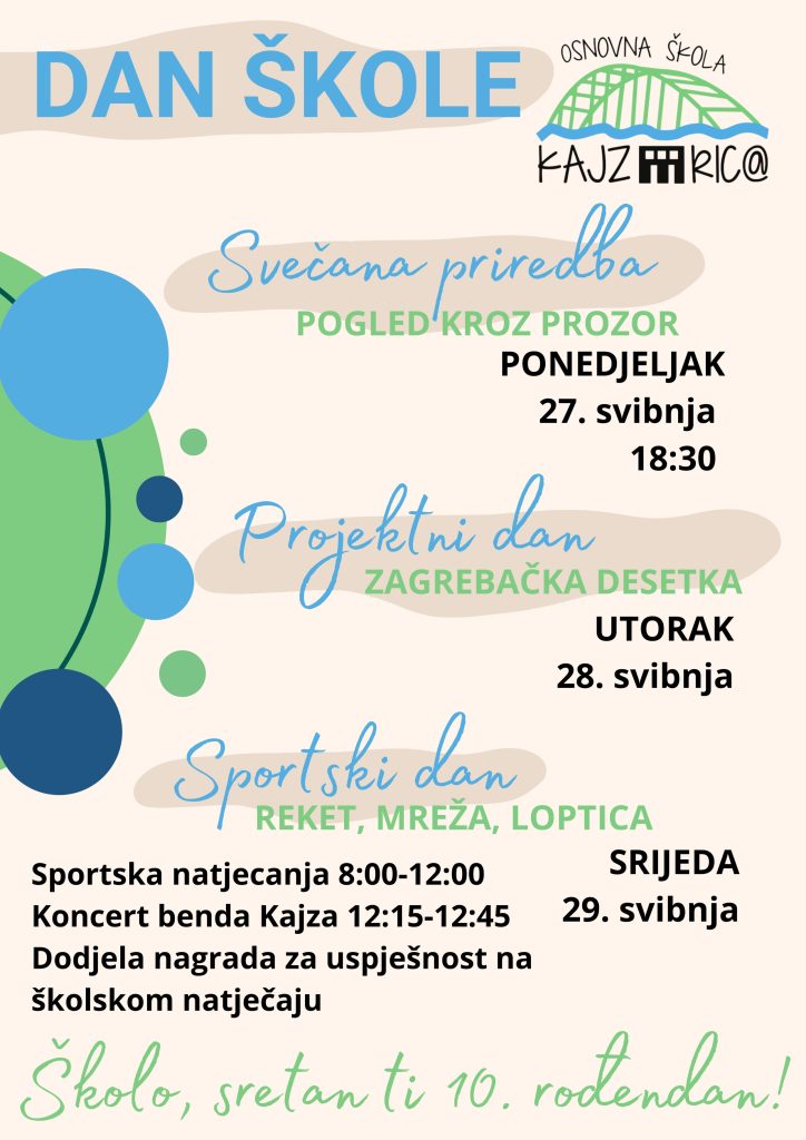 Plakat 1 Dan Skole Kajzerica 724x1024