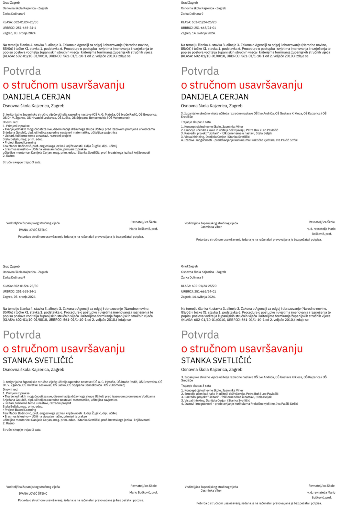 Potvrde Sa Dva ZSV A Danijela I Stanka Za Erasmus 682x1024